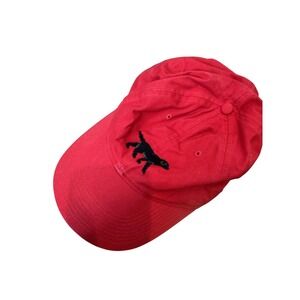 Smathers & Branson Hat Cap Strap Back Mens One Size Red Dog Embroidered Cotton